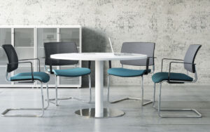 Meeting / Table ronde Ø100 cm Blanc
