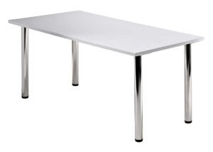 Officeteam / Table de travail 160 x 80 cm Gris