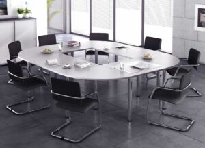 Officeteam / Table de réunion L320 x P240 cm Gris