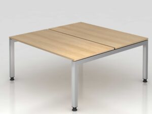 Officetime / Bureau double 160 x 162 cm Chêne