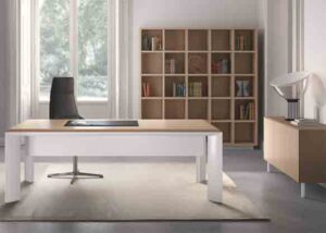 Kono / Bureau de direction L180 cm Chêne