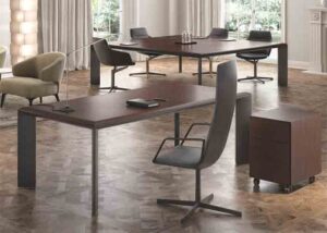 Kono / Bureau de direction L180 cm Wengé