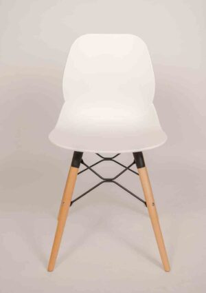 Artwood / Chaise visiteur Pieds bois Blanc