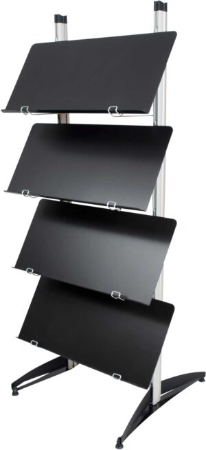 Nekhar / Porte-revues 16 x A4 Noir
