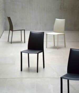 Anado / Chaise visiteur en cuir
