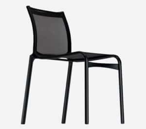 Bigframe 44/441 / Chaise visiteur résille Noir