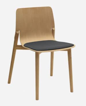 Kayak soft / Chaise en bois Chêne naturel