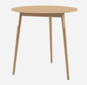 Kayak table / Table en bois Ø 74 cm Chêne naturel