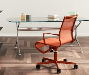 Rollingframe 44 / Chaise de réunion avec accoudoirs