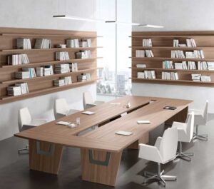 LARUS / Table de réunion L280 cm Chêne