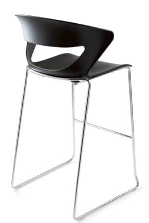Kicca / Tabouret haut Noir