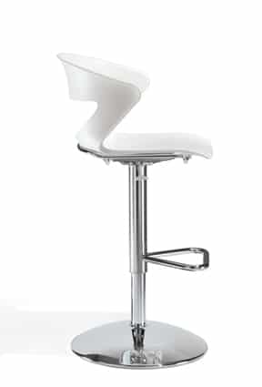 Kicca  / Tabouret haut réglable Blanc
