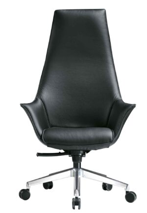 Kimera / Fauteuil de direction cuir noir