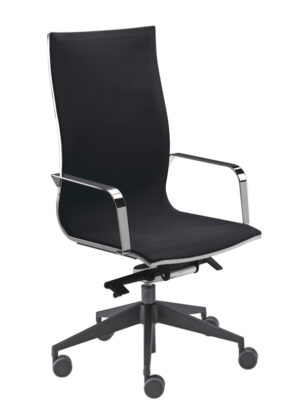 Kruna Mesh / Fauteuil de direction en résille Noir