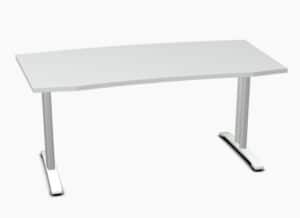 Ergonomic Master / Bureau compact L170 x P88 cm Blanc pastel