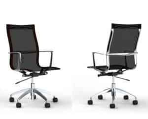 Helios / Fauteuil de direction résille Noir