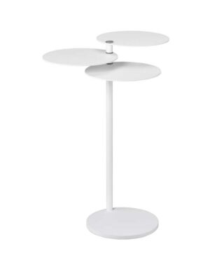 Malo / Table d'appoint modulable H59 x Ø24 cm Blanc