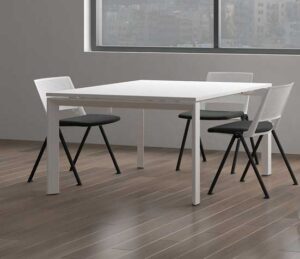 Meetingtime / Table de réunion carrée 120 x 120 cm