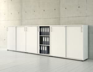 Standard / Armoire moyenne portes coulissantes H113 x L80 cm