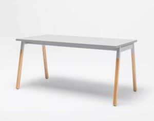 Ogi W / Bureau droit 160 cm Blanc
