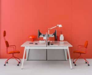 Ogi M / Bench L160 x P161 cm Blanc