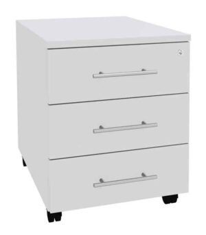 Roller / Caisson mobile 3 tiroirs Blanc perle