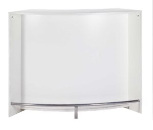 Lounge / Comptoir L135 x H105 Structure blanc, fond blanc