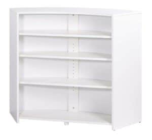Lounge / Comptoir L135 x H105 Structure blanc, fond blanc