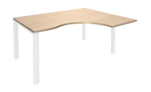 Aeris / Bureau compact à droite 160 cm Chêne clair