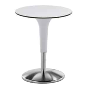 Zanziplano / Table haute ronde Ø 90 cm Blanc