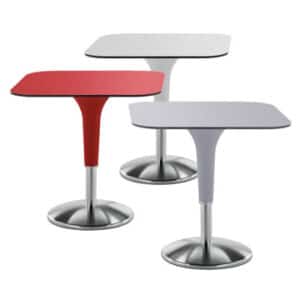 Zanziplano / Table carrée L80 x P80 cm Blanc