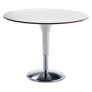 Zanziplano / Table ronde de réunion Ø 120 cm Blanc
