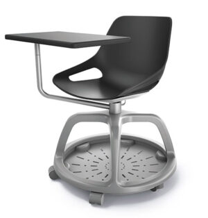 Rosalie Campus / Chaise de formation sur roulettes Noir