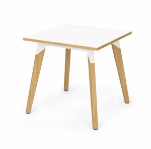 Evasion / Table carrée L80 x P80 cm Blanc