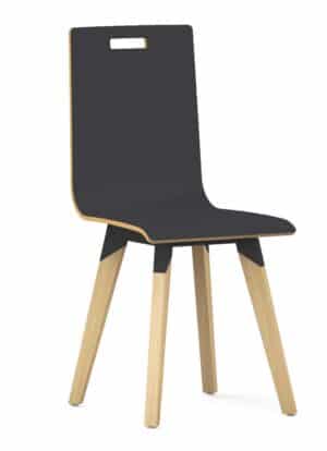 Evasion / Chaise en bois Blanc