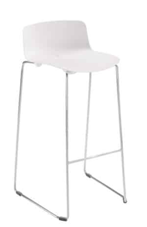 Gelati / Tabouret haut Blanc