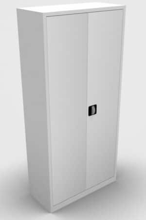 Easy / Armoire haute H195 x L92 cm Gris clair