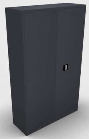 Easy / Armoire haute H195 x L120 cm Gris anthracite