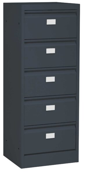 Easy / Meuble à clapets 5 cases Gris anthracite