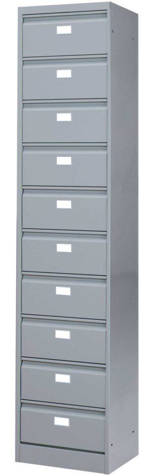 Easy / Meuble à clapets 10 cases Gris clair
