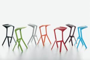 Miura / Tabouret haut Noir