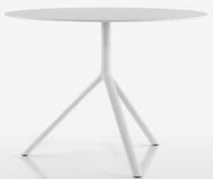 Miura / Table de réunion ronde Ø 100 cm rabattable Hpl Blanc