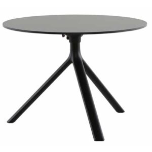 Miura / Table Basse ronde Ø 60 cm rabattable Métal Noir
