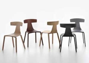 Remo Wood / Chaise en bois design Chêne naturel