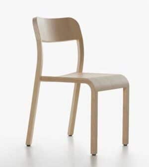 Blocco / Chaise en bois design frêne naturel