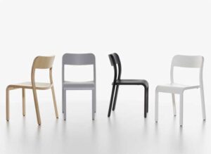 Blocco / Chaise en bois design frêne naturel