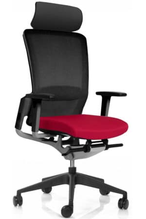 E8 Eurosit / Fauteuil de bureau dossier résille et têtière