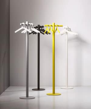 Pole / Portemanteau + 8 cintres assortis