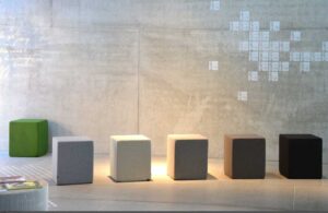 Dining / Pouf carré haut H48 cm