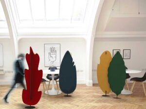 Daphne Slalom / Panneau acoutique décoratif